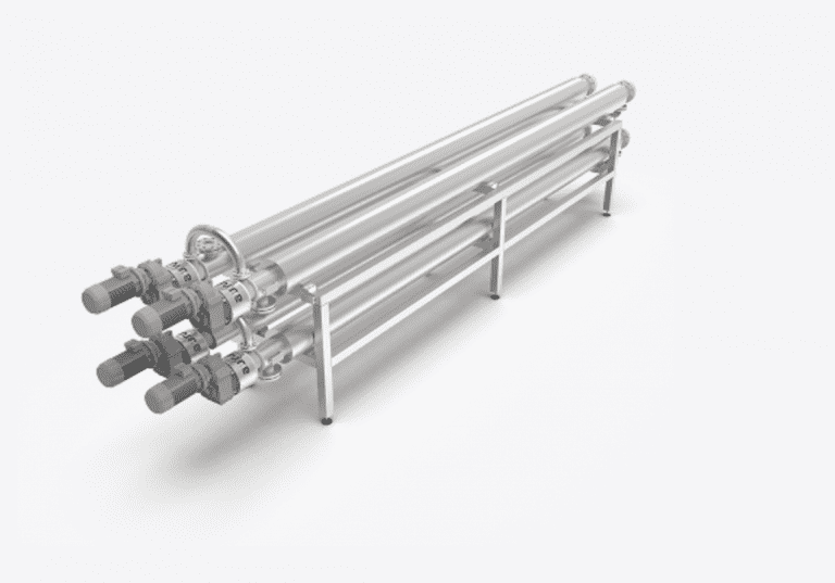 Dispositivo diseñado para transferir calor de un fluido a otro de manera eficiente