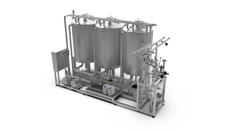 Sistemas CIP automatizados para limpieza profesional en la industria alimentaria
